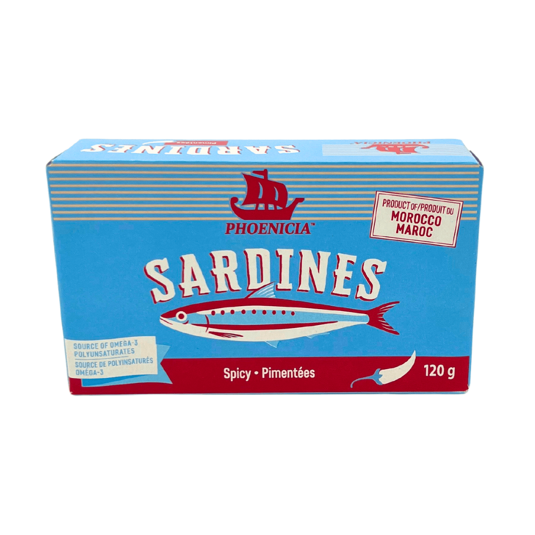 Phoenicia: Sardines, Spicy, 120 g