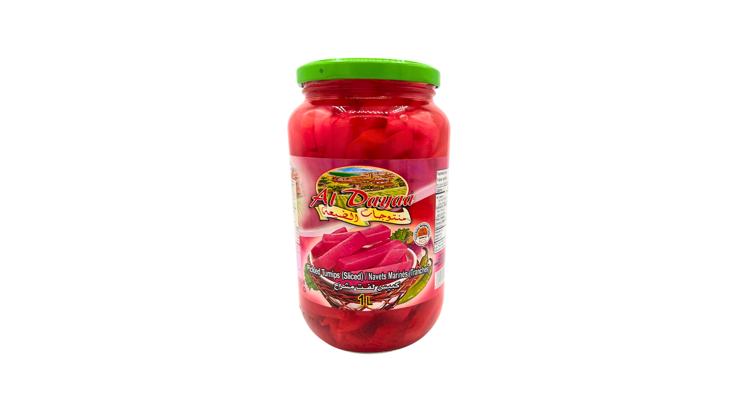 Al Dayaa: Pickled Turnips (Sliced), 1 L