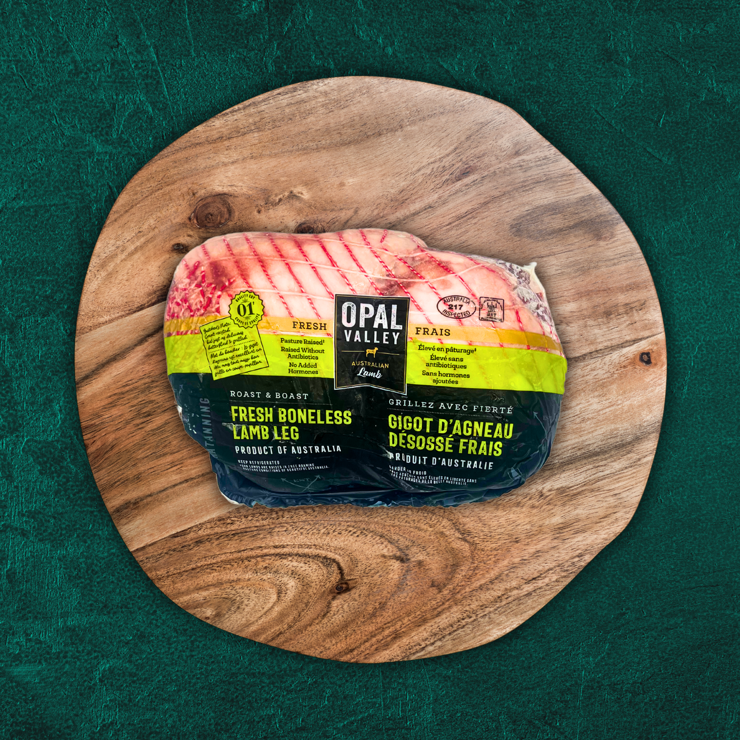 Frozen Boneless Lamb Leg, $9.99 Lb