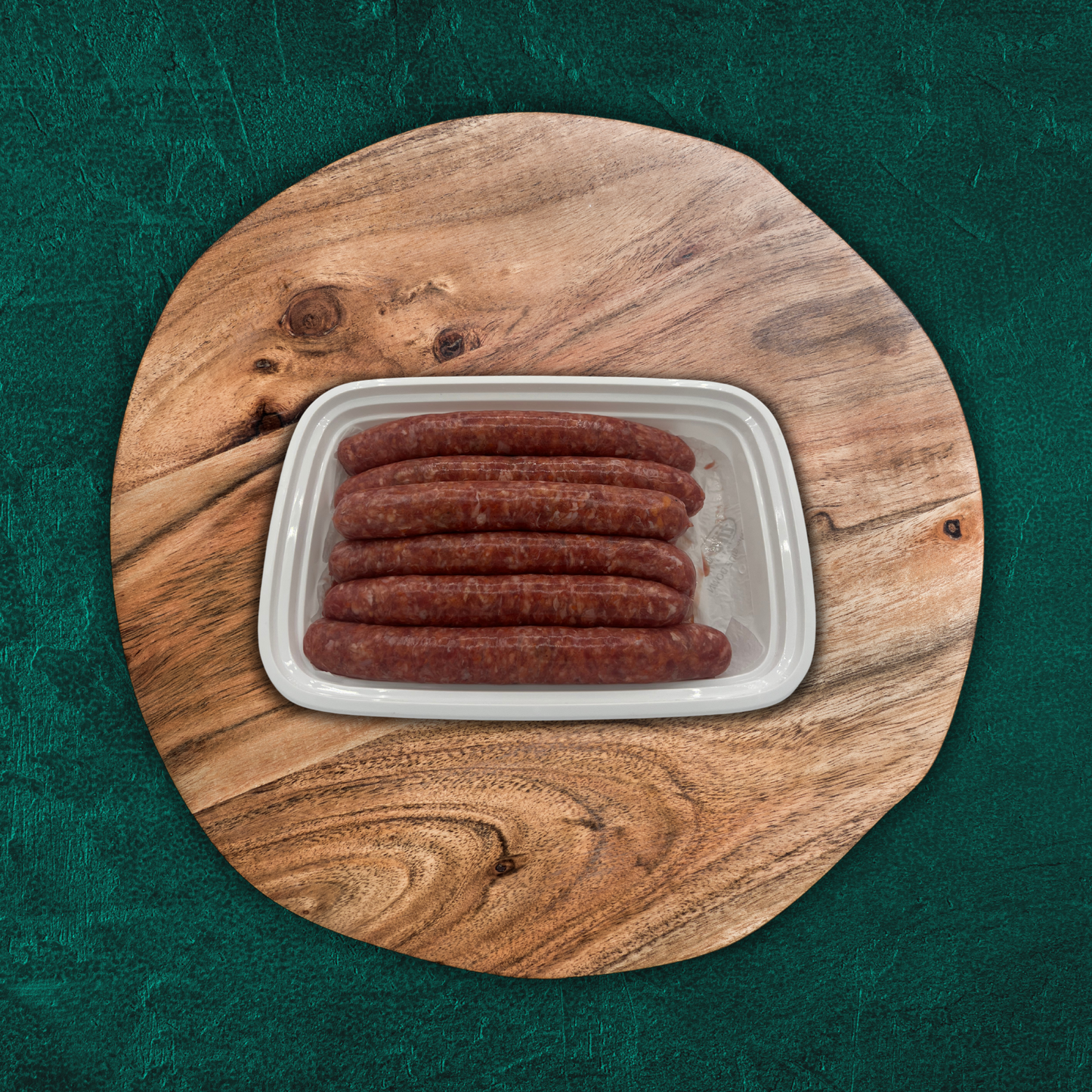 Halal Mediterranean beef Sausage (Frozen), spicy, Weight: 1 Lb