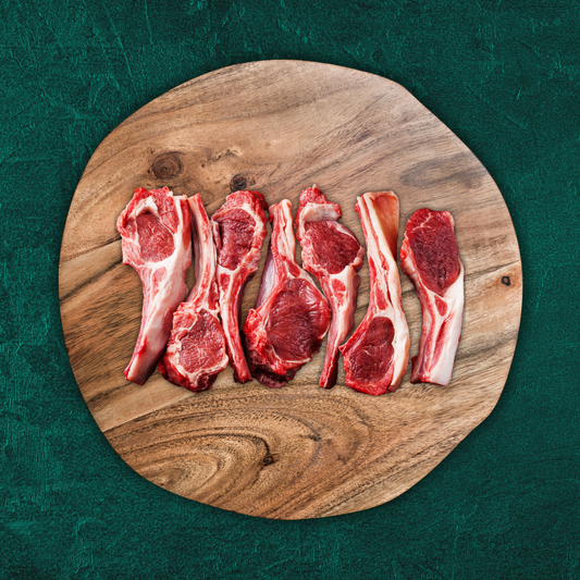 Halal Fresh B.C Lamb Ribs, Weight: 1 Lb