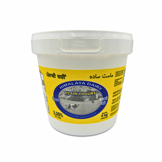 HIMALAYA DAIRY: Plain Yogurt 3.25% M.F. 4kg