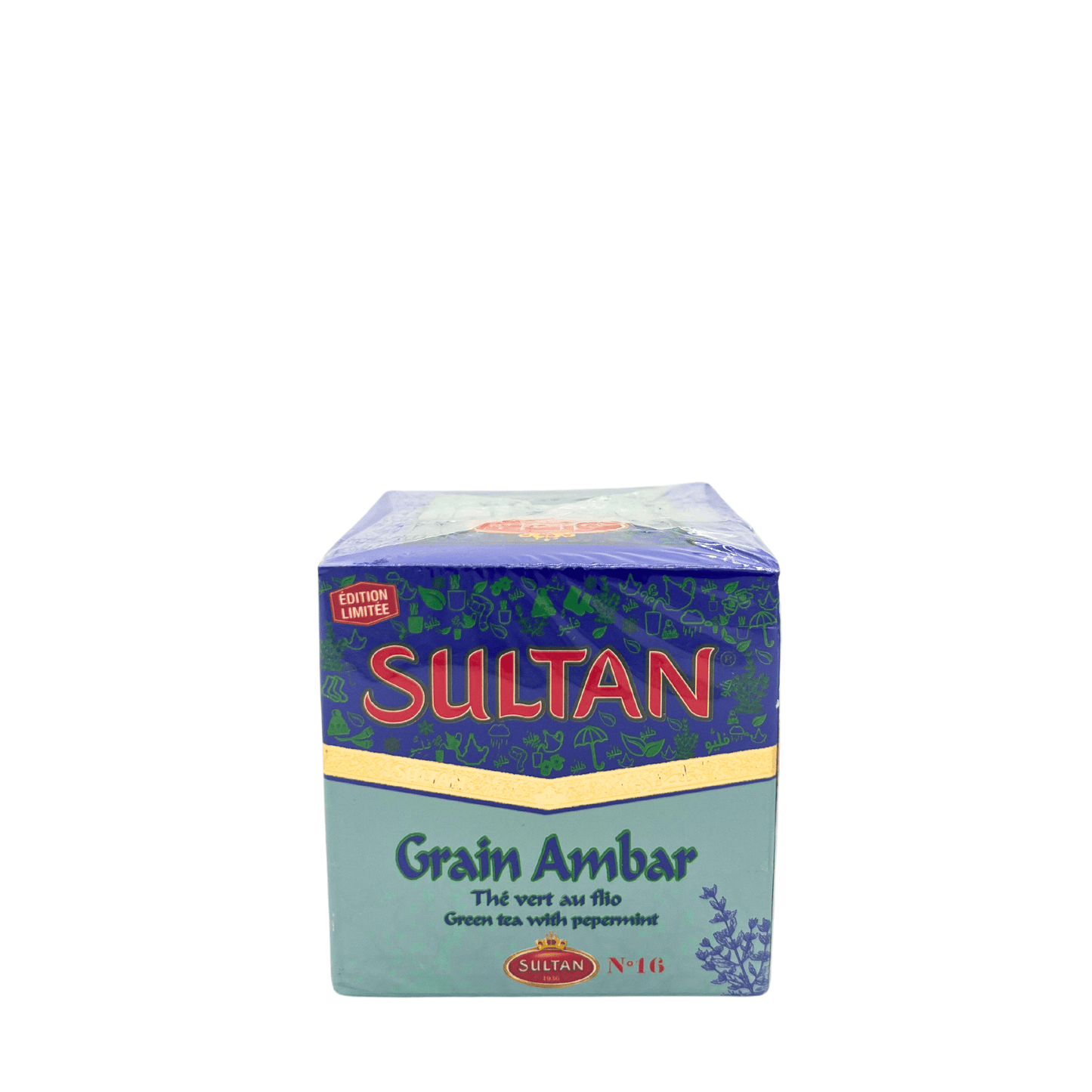 Sultan: Grain Ambar, Green Tea With Perpermint, 150 g