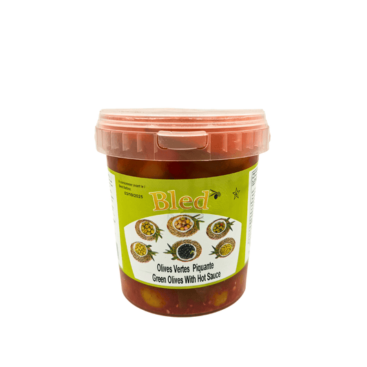 Bled: Green Olives With Hot Sauce, 500 g