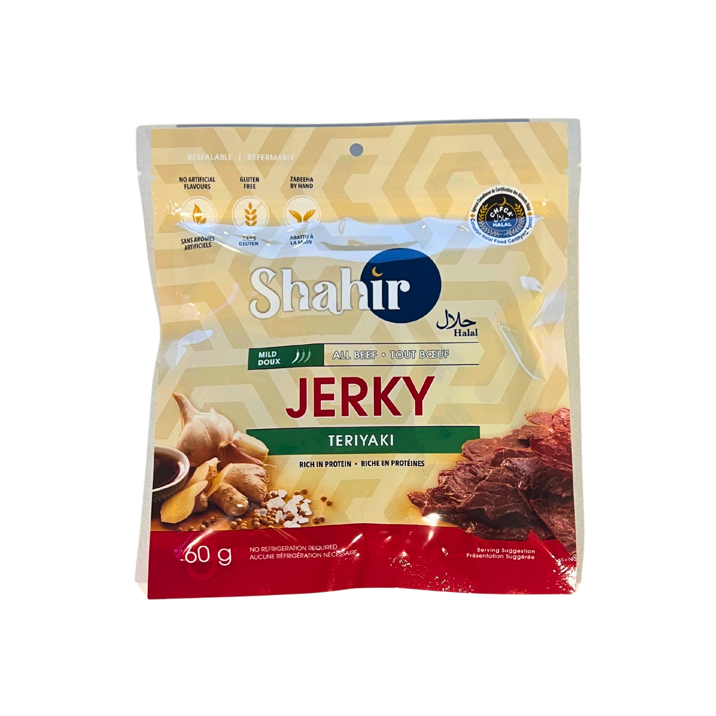 Shahir: halal Jerky, Habanero, Spicy, All Beef, 60 g
