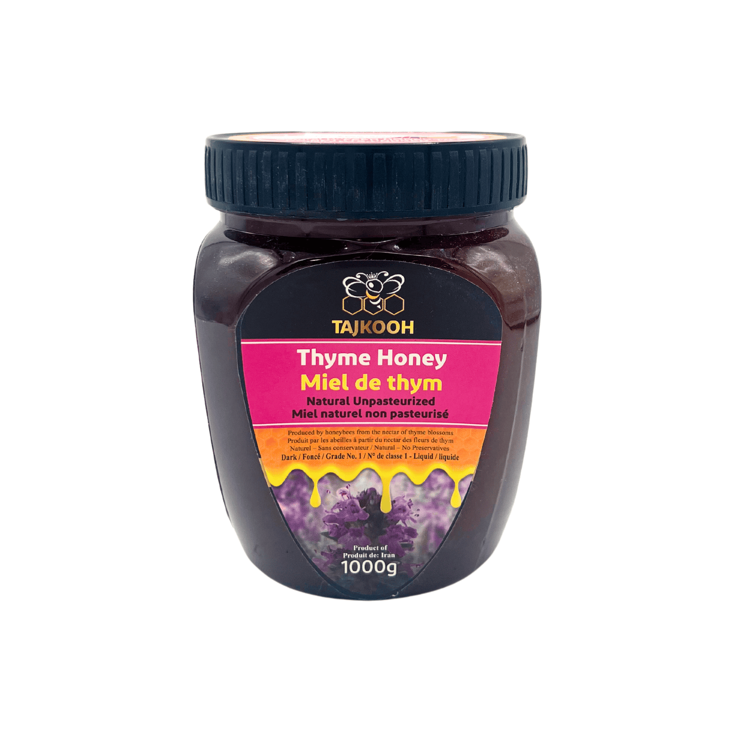 Tajkooh: Thyme Honey, Natural Unpasteurized
