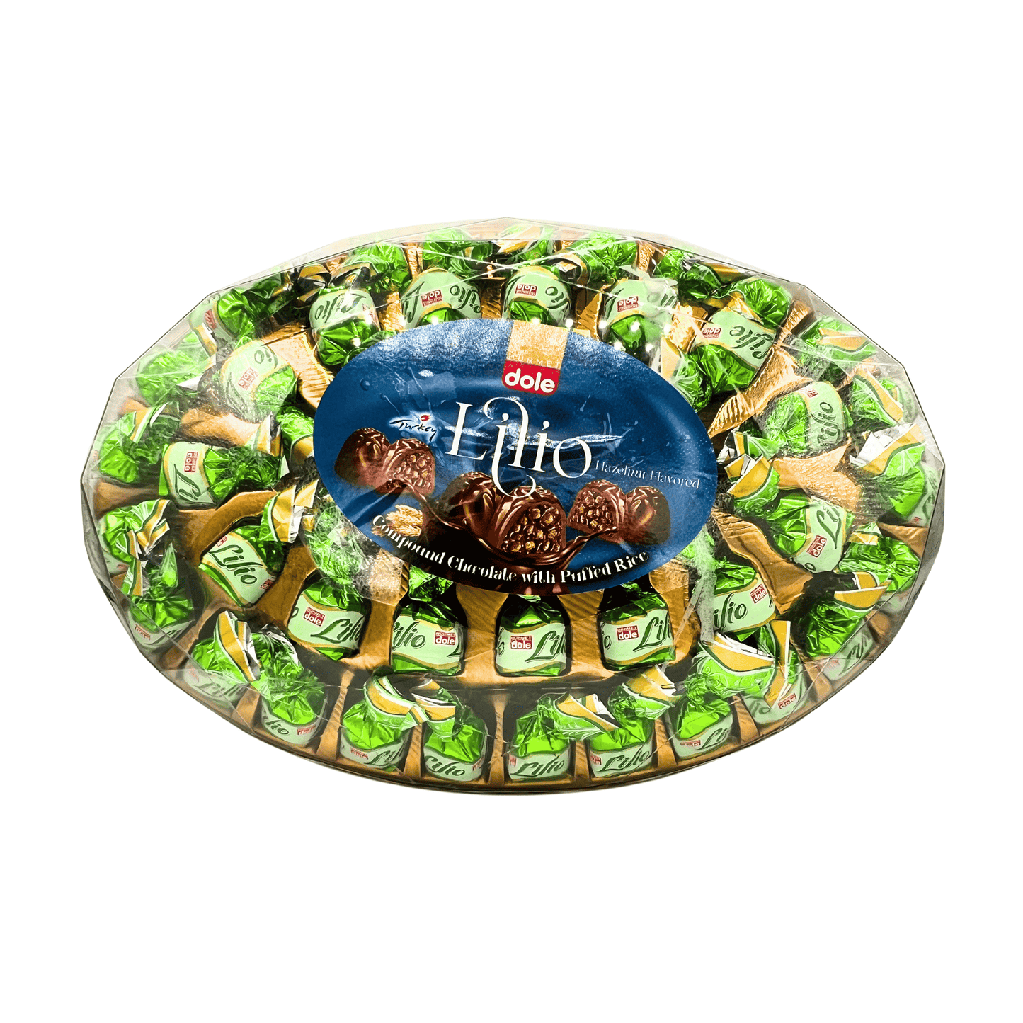 Dole: Compound Chocolate With Puffed Rice, Hazelnut Flavored, 560 g