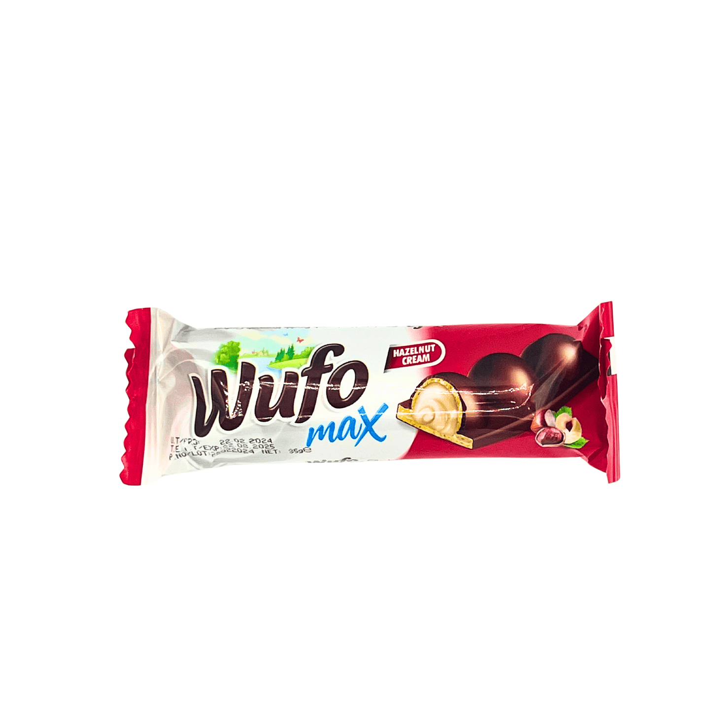 Wufo Max: Chocolate Coated with Hazelnut Cream