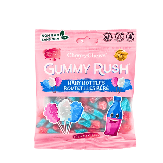 Cheery Chews: Gummy Rush, Baby Bottles, 90 g
